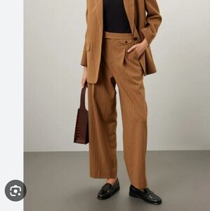 Madewell Tan Dress Pants Classic Straight-Leg